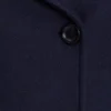 womens woll navy blue coat